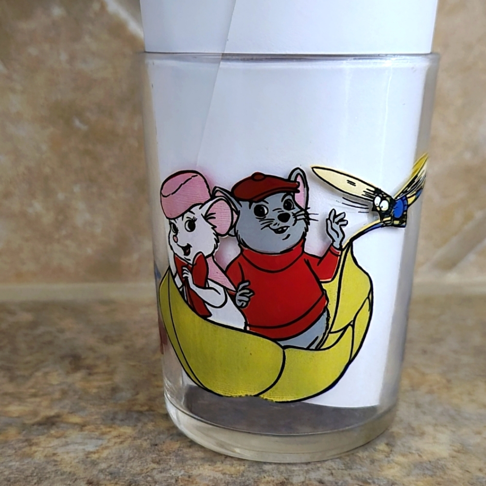 Vintage Disney The Rescuers Glass